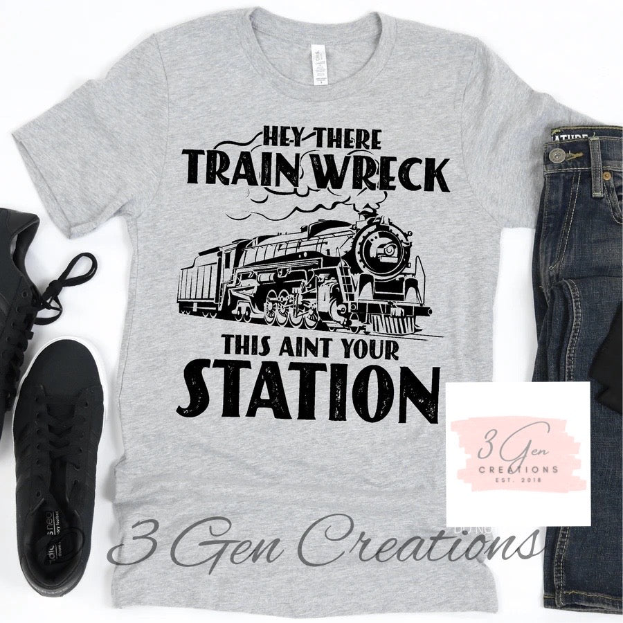 Hey there train wreck this ain’t your station