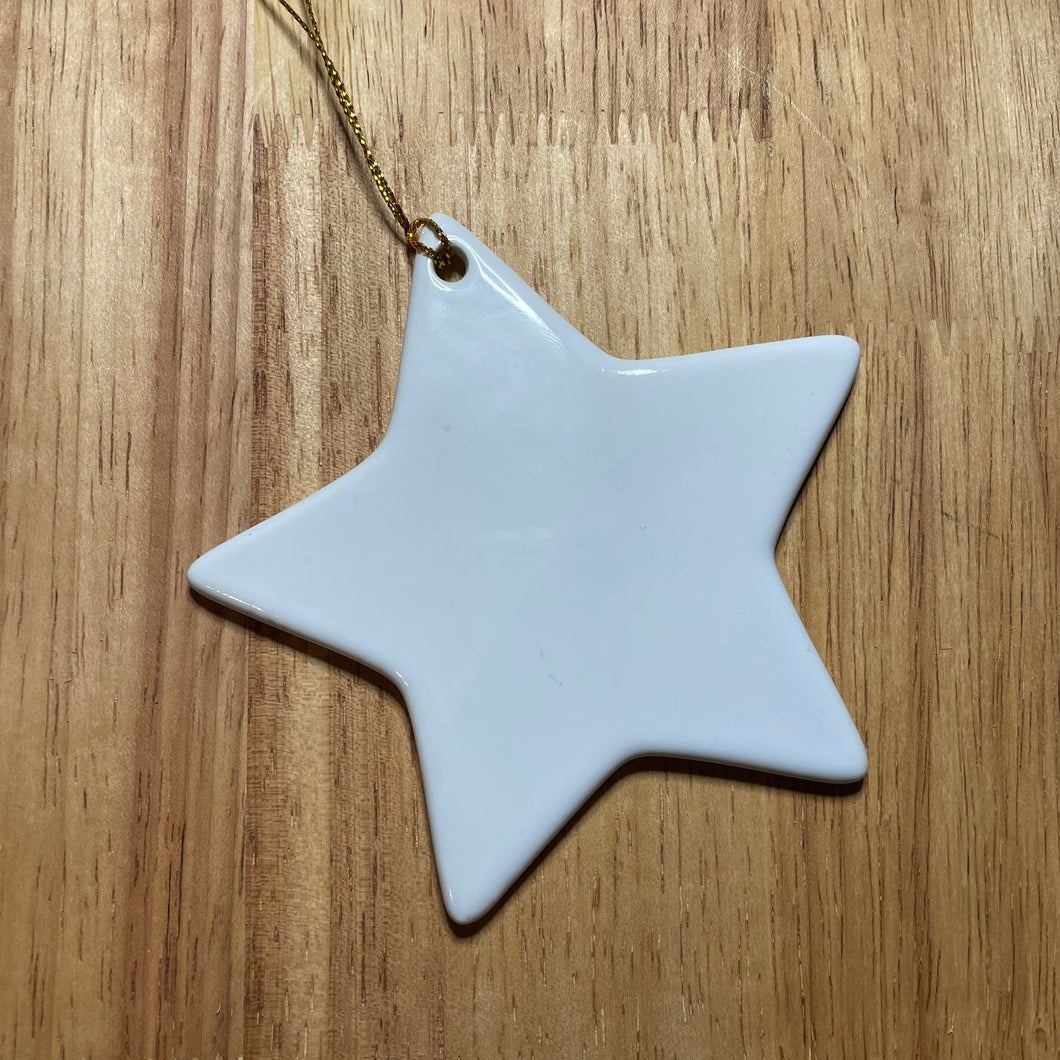 Porcelain Christmas ornaments