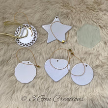Load image into Gallery viewer, Porcelain Christmas ornaments
